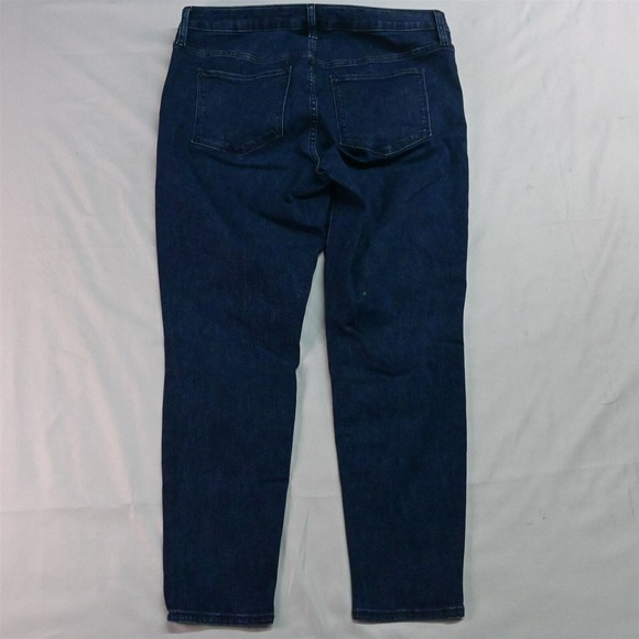 Gap 33 / 16 Universal Jegging Mid Rise Dark Wash Stetch Denim Jeans - Picture 3 of 3